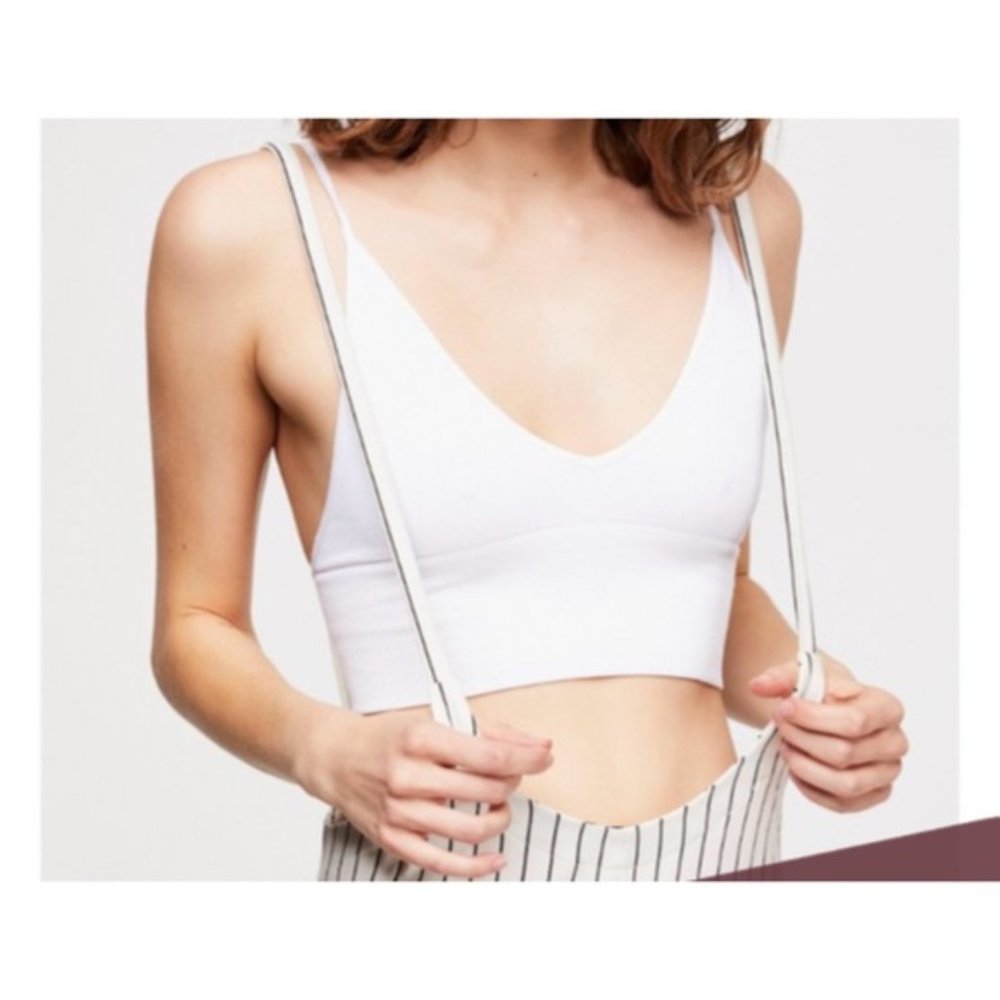 NWT Free People Beach Surf City Pinstripe Jumpsuit - Picture 2 of 11